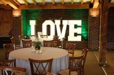 Giant love letter hire