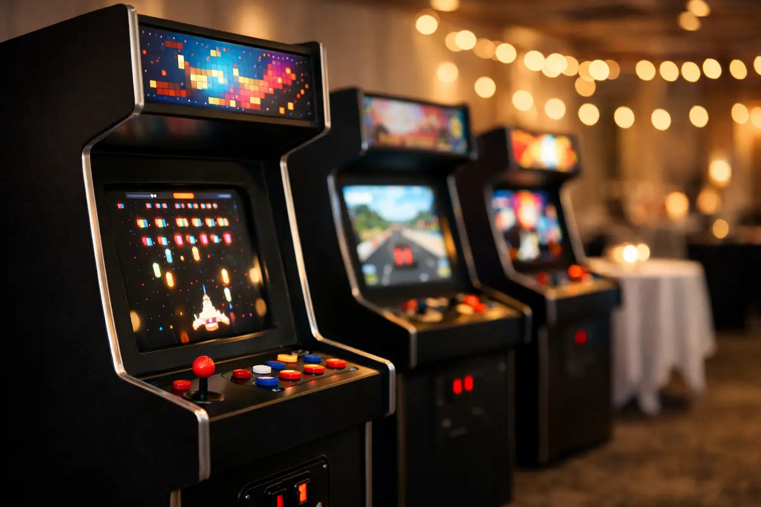 Retro Arcade Machines for Events