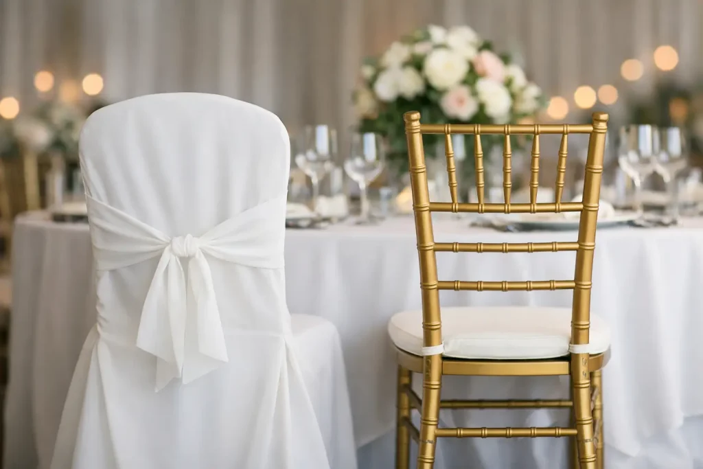 Chair Covers or Chiavari Chairs?