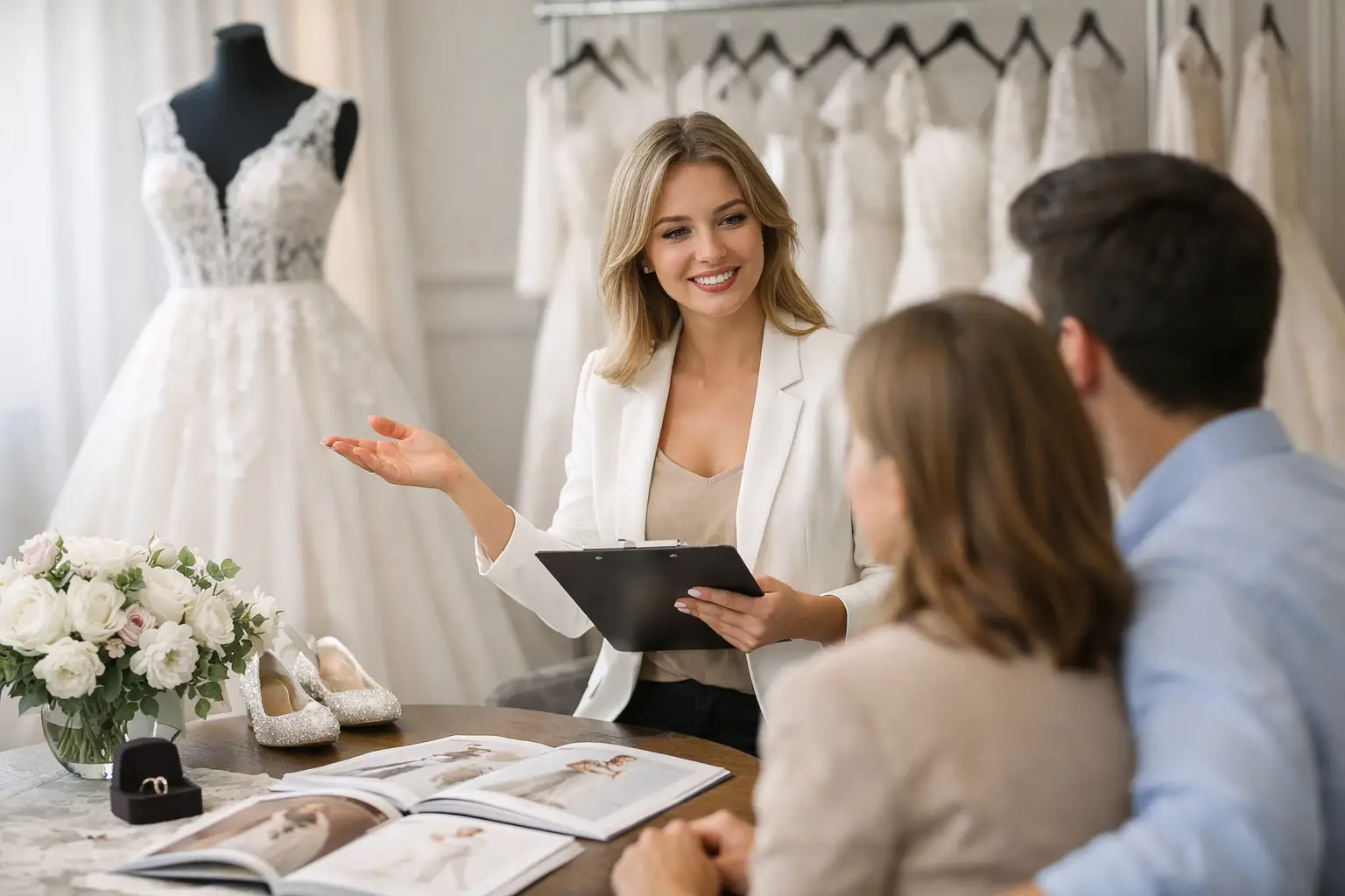 How to Visit a Wedding Showroom Properly
