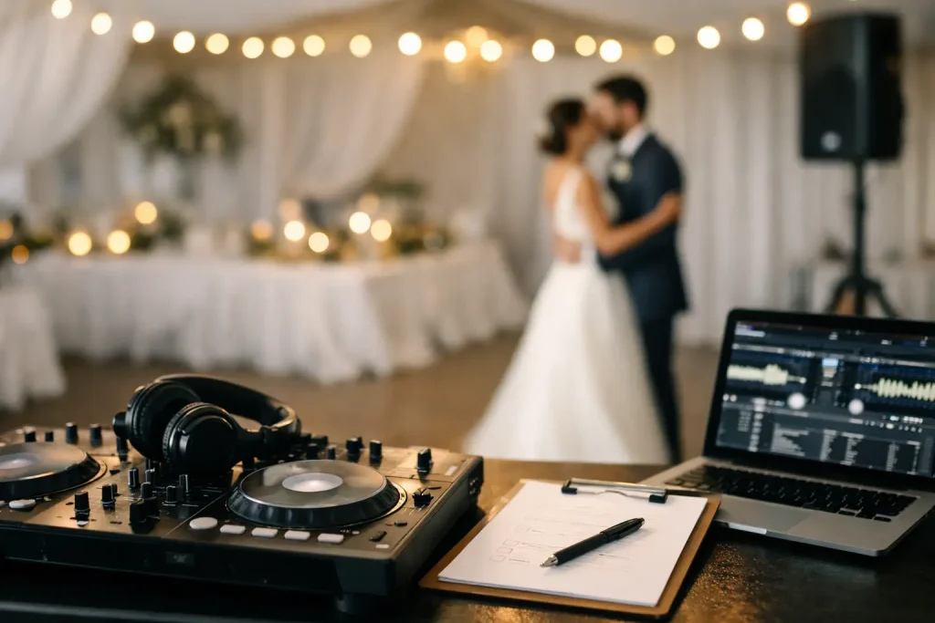 Wedding DJ Checklist for Venues