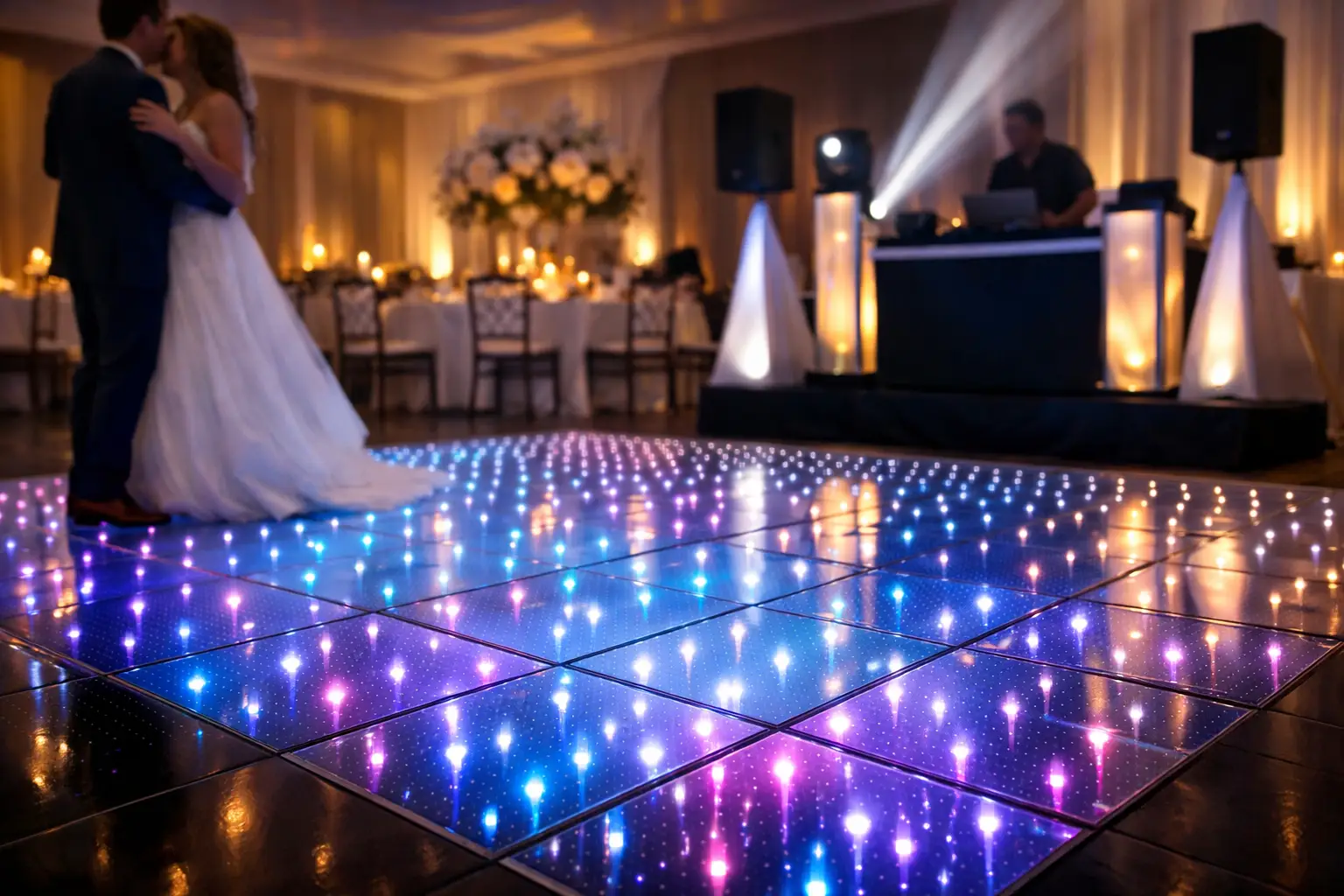 LED Dance Floor Review for Weddings and Events