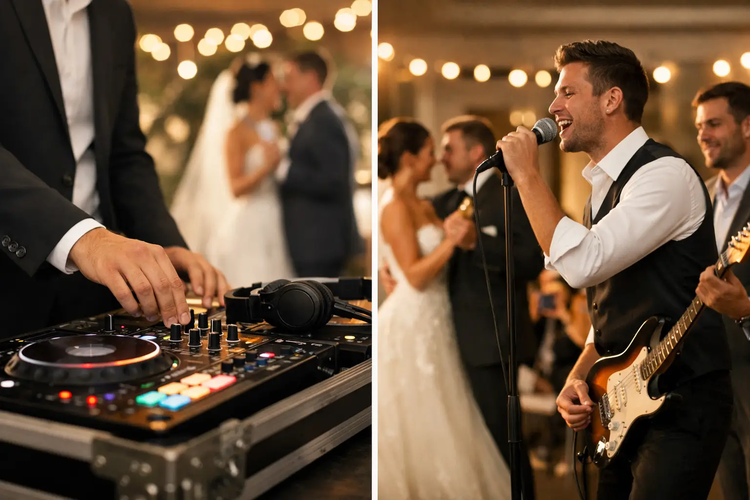 Wedding DJ or Live Band: What Works Best?
