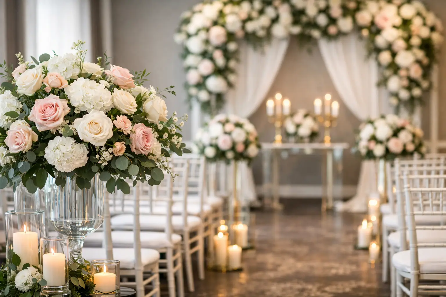 Wedding Flower Hire Guide for a Polished Venue